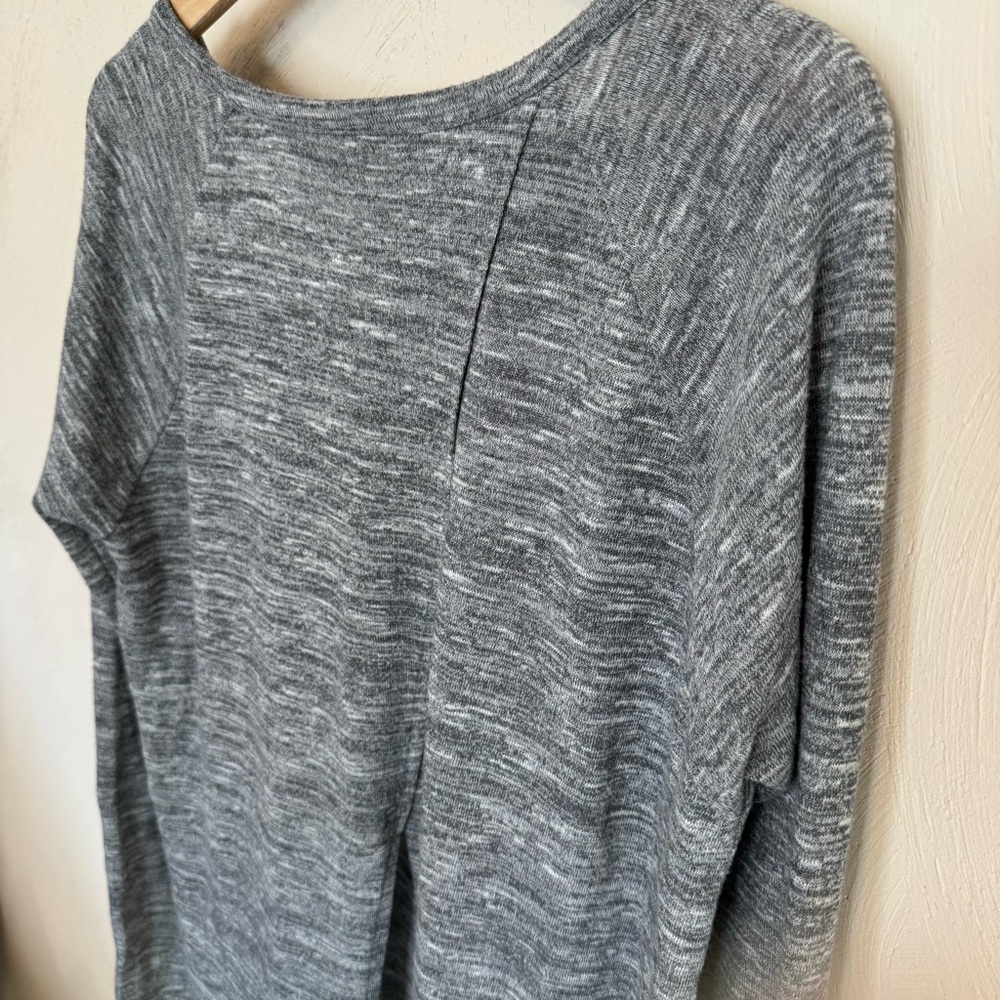 Rag & Bone Soft Gray Split Back Top - image 6